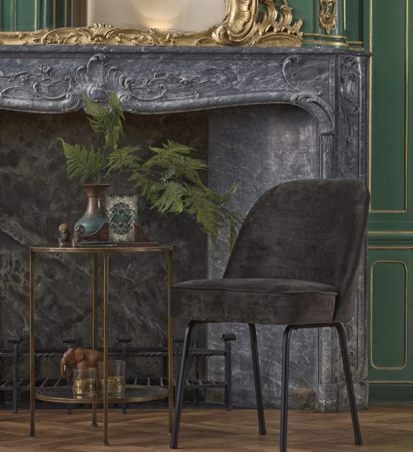 Blagovaonska stolica Vogue baršunasto tamnozelena 1