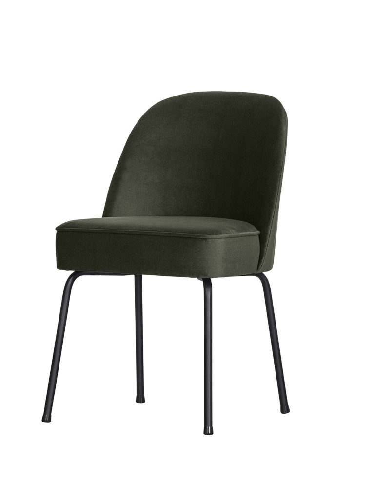 Blagovaonska stolica Vogue baršunasto tamnozelena