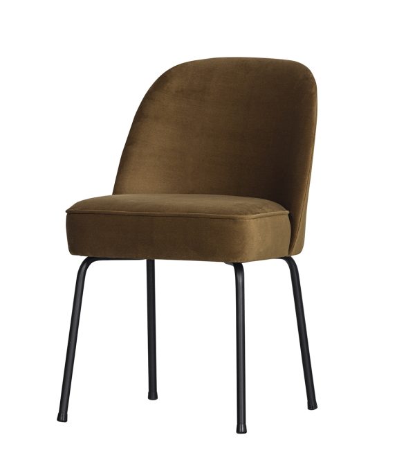 Blagovaonska stolica Vogue baršunasto žuta