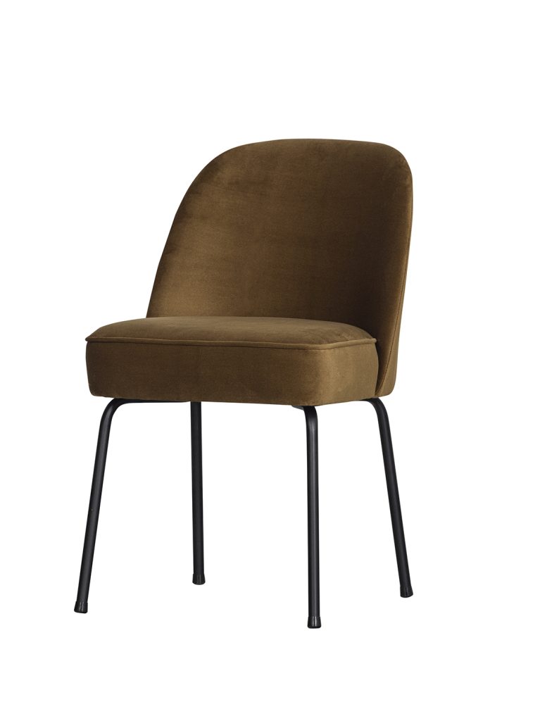 Blagovaonska stolica Vogue baršunasto žuta