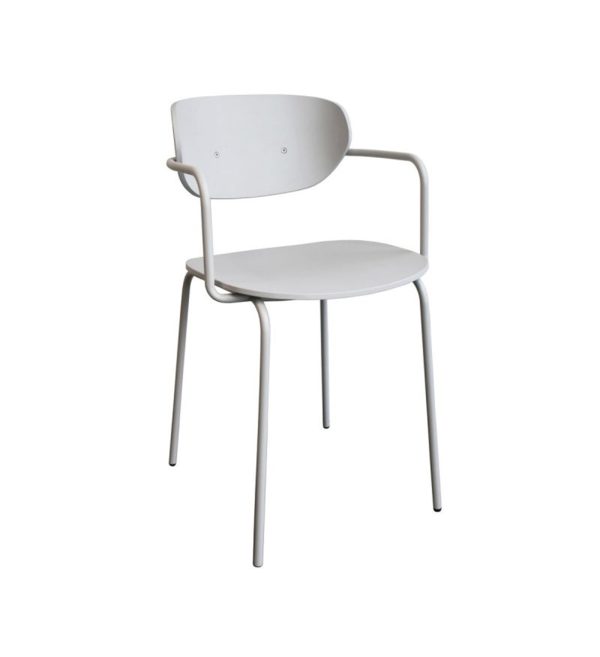 Blagovaonska stolica svijetlo siva