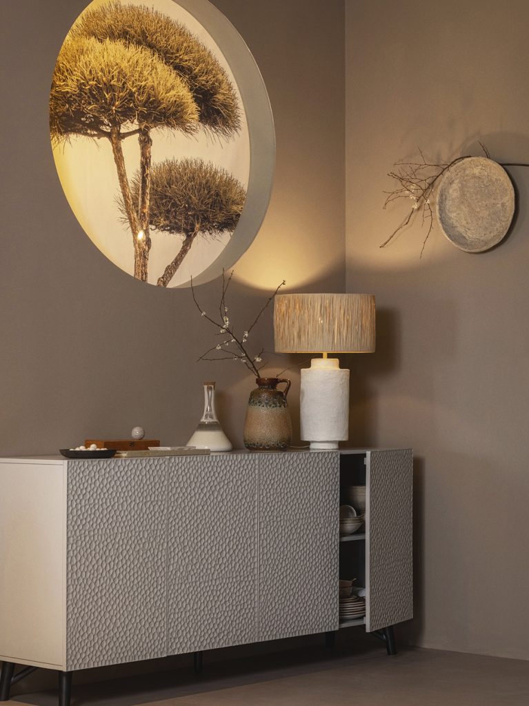 Carved organic sideboard mist 1