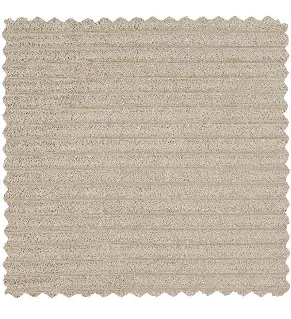 Date loveseat ribcord travertin 1