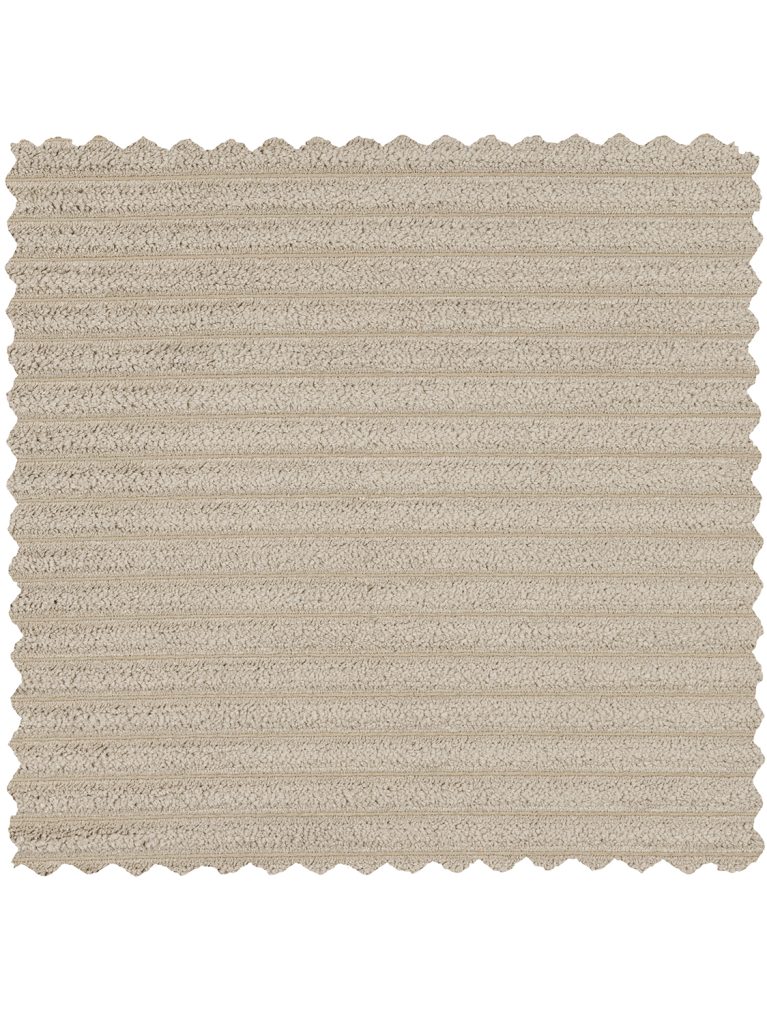 Date loveseat ribcord travertin 1