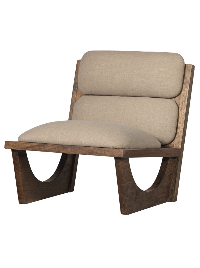 Fotelja Opulent boucléprirodno drvo