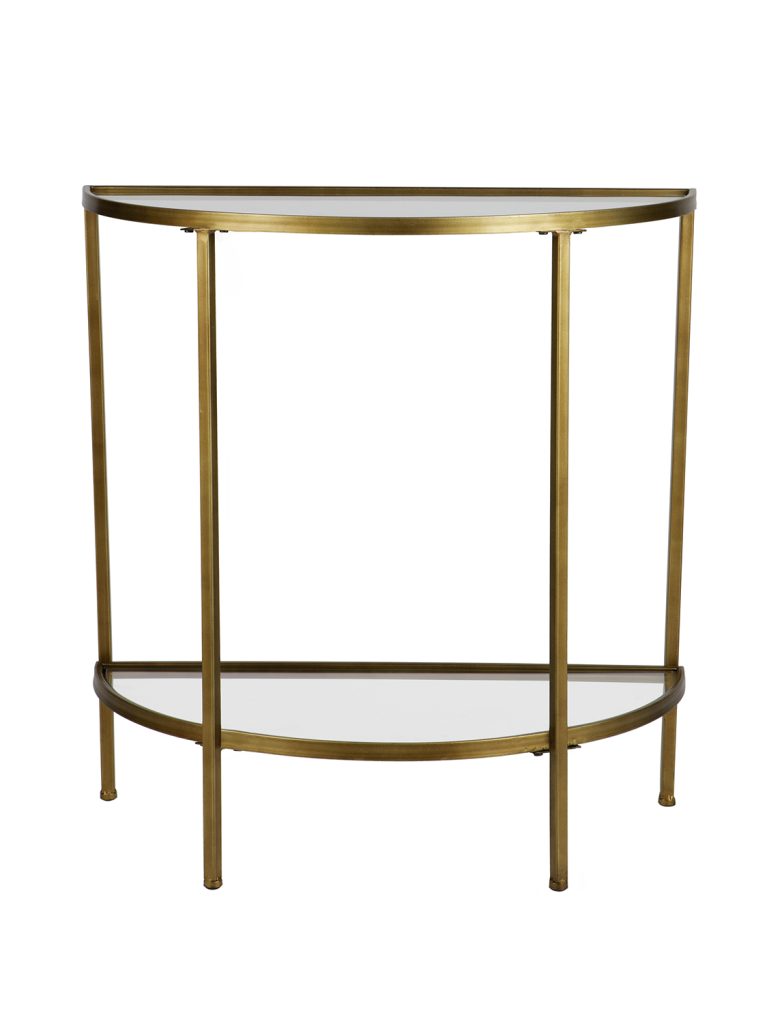 Goddess sidetable antique brass