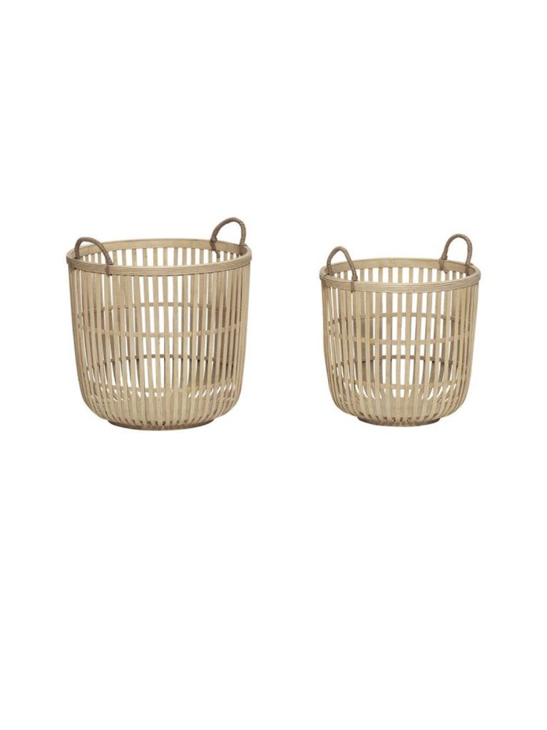 Hickory Baskets Natural (set of 2)