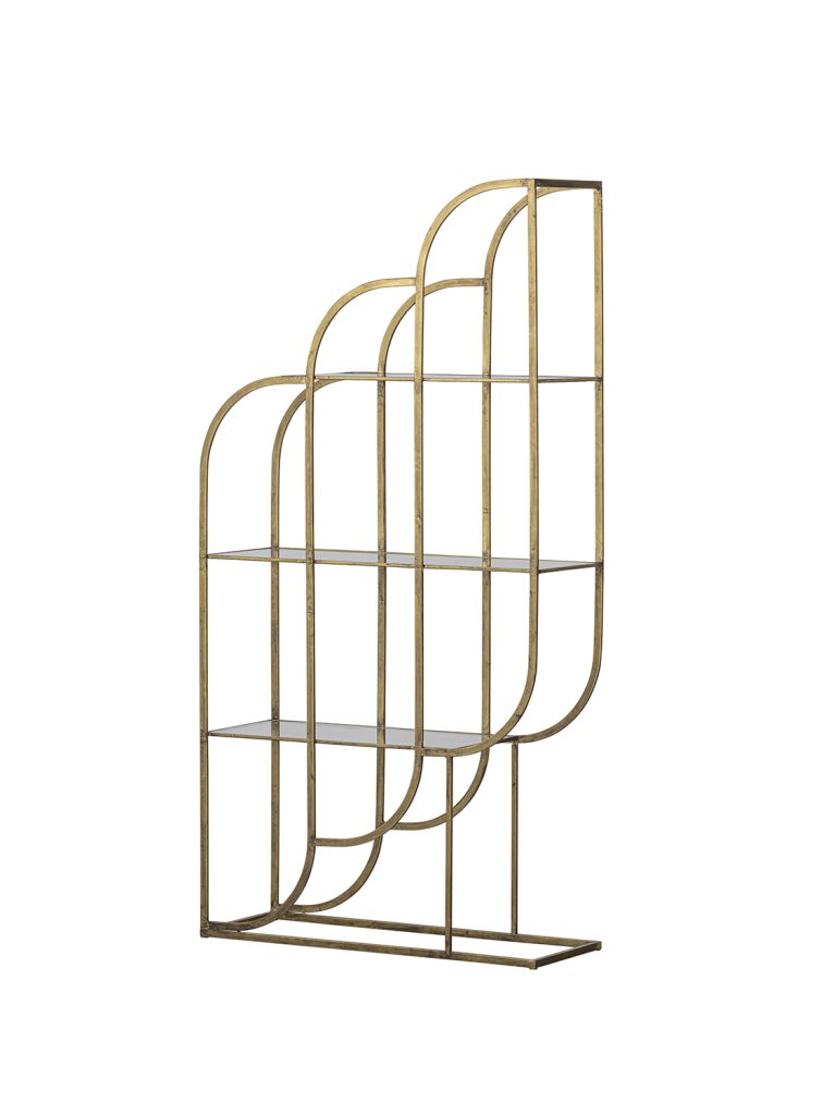 Intense zidni ormarić metalni starinski mesing 96cm