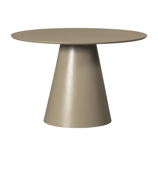 Jorre dining table mdf military brown ø120cm