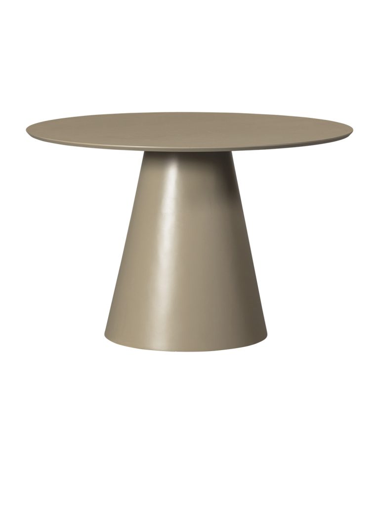 Jorre dining table mdf military brown ø120cm