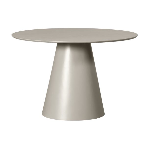 Jorre eettafel MDF antique beige O120cm