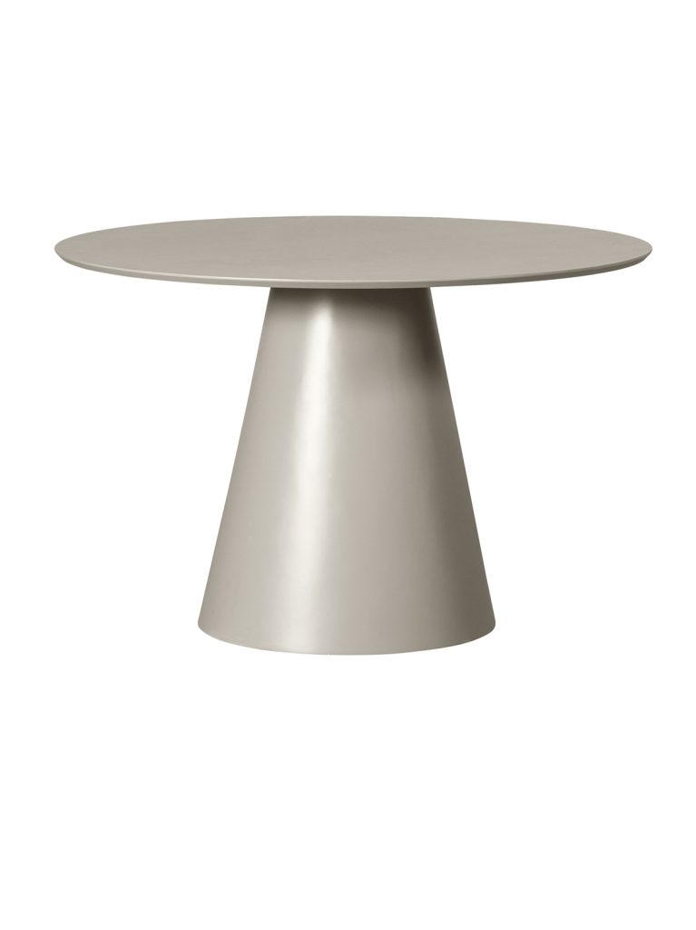 Jorre eettafel MDF antique beige O120cm