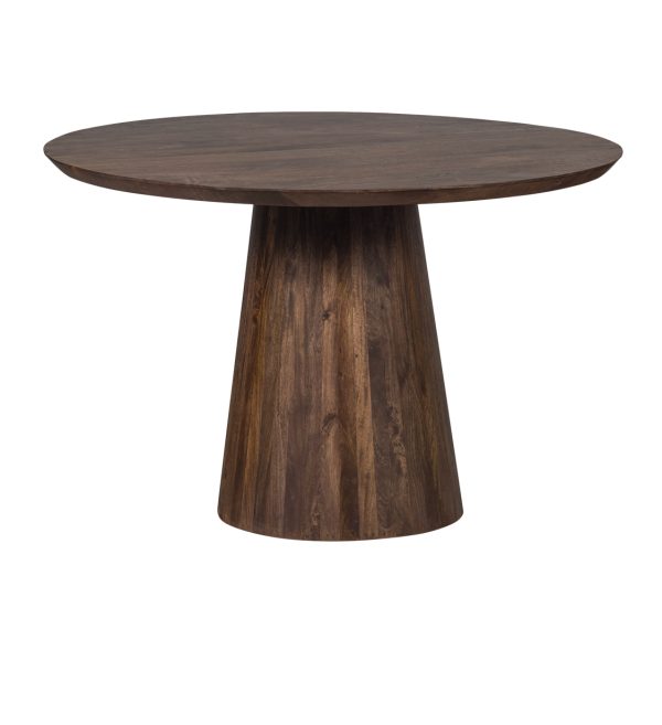 Limit dining table round mango wood walnut ø130cm