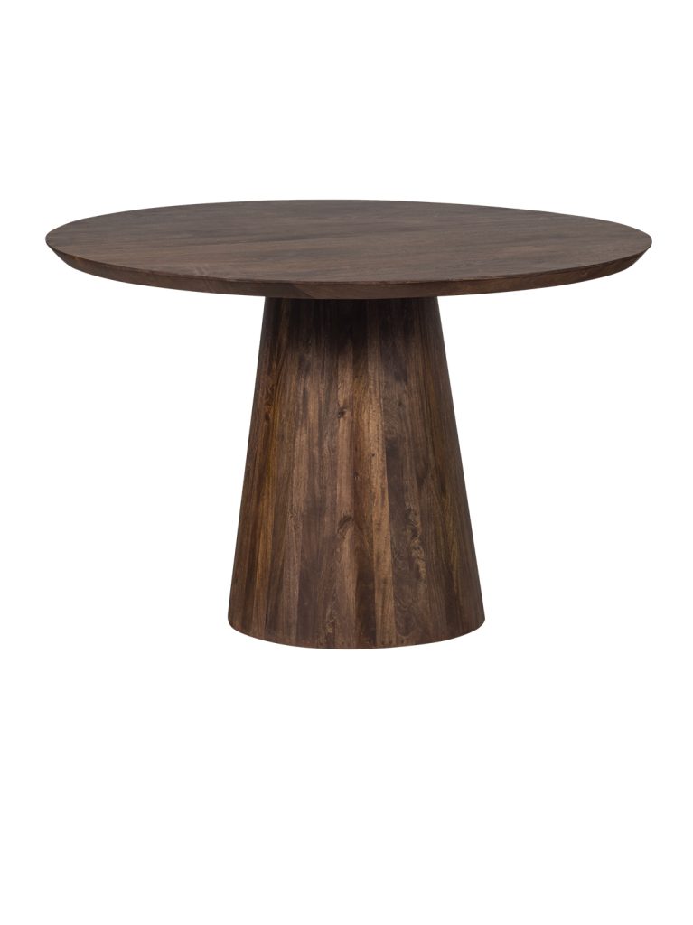 Limit dining table round mango wood walnut ø130cm