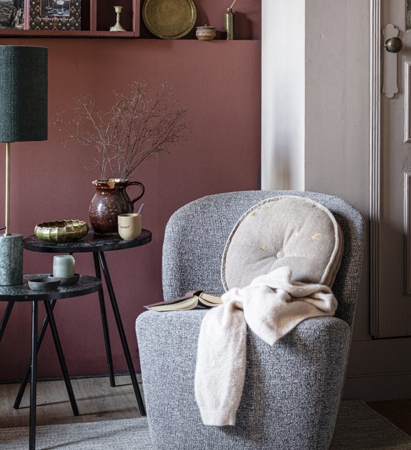 Lofty armchair grey mix 1