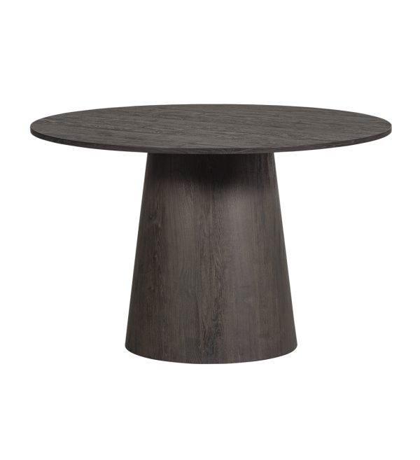 Maan dining table round mdf dark brown ø120cm 2