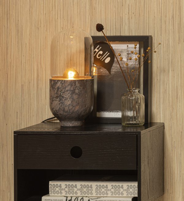 Nancy hanging bedside table black 1