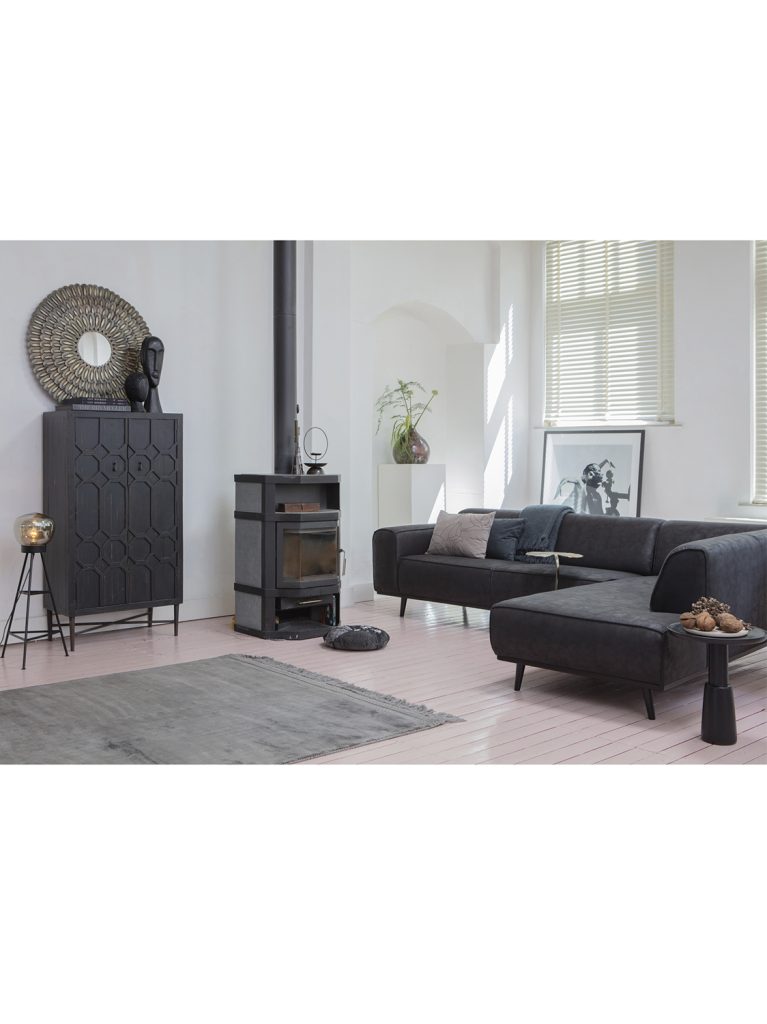 Ormarić Bequest drvo crni 1