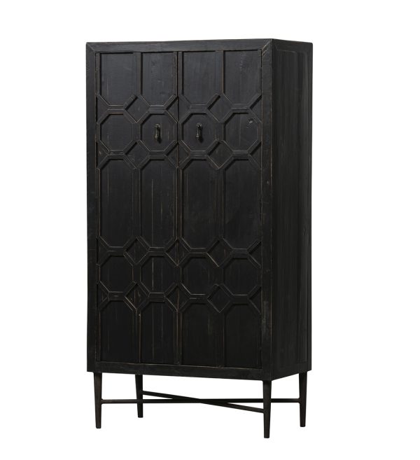 Ormarić Bequest drvo crni