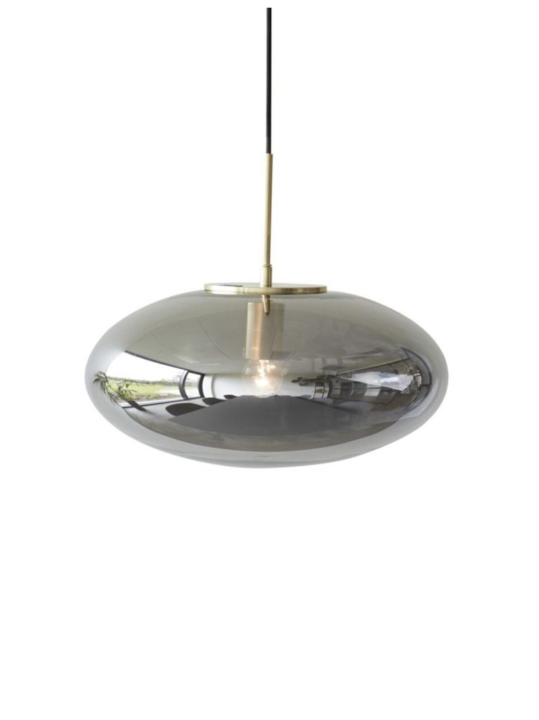 Reflect Pendant Ellipse Grey