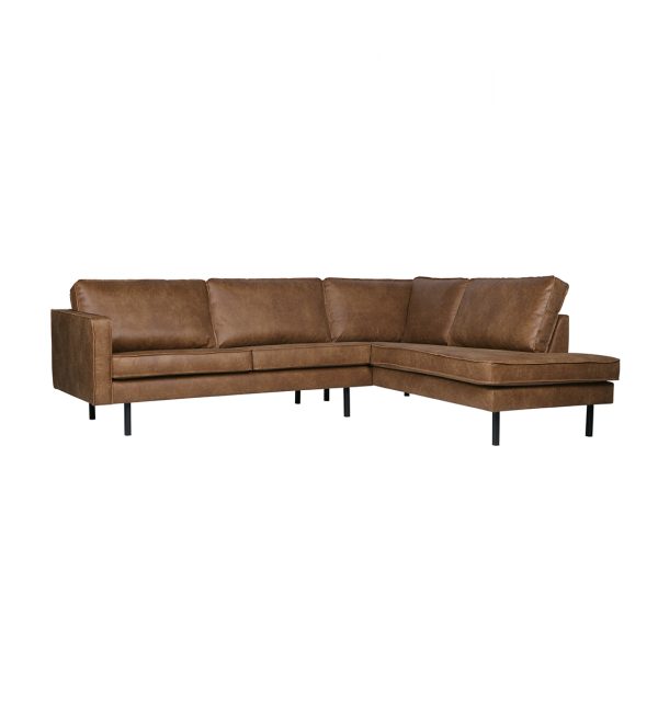 Rodeo corner sofa right cognac