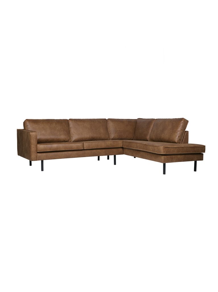 Rodeo corner sofa right cognac