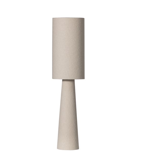 Stolna Loft lampa metalbouclé natural 90xø22cm