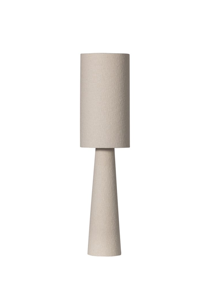 Stolna Loft lampa metalbouclé natural 90xø22cm