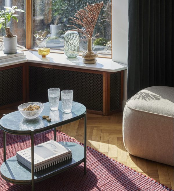 Tepih Kawa Runner BurgundyBlue 2