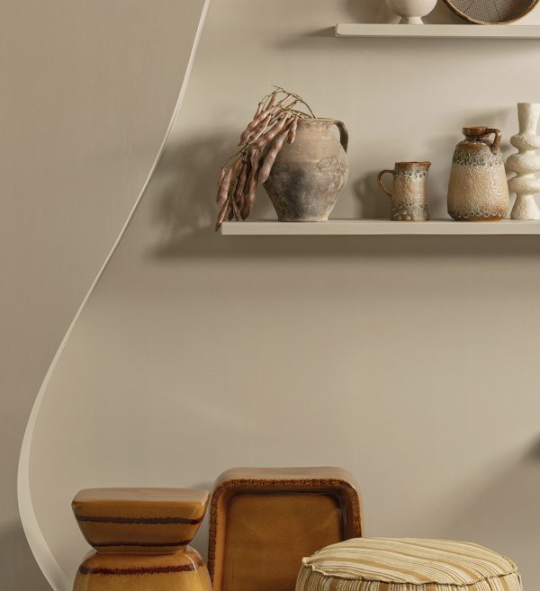 Terra side table ceramic curry 1