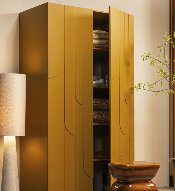 Terra side table ceramic curry 2