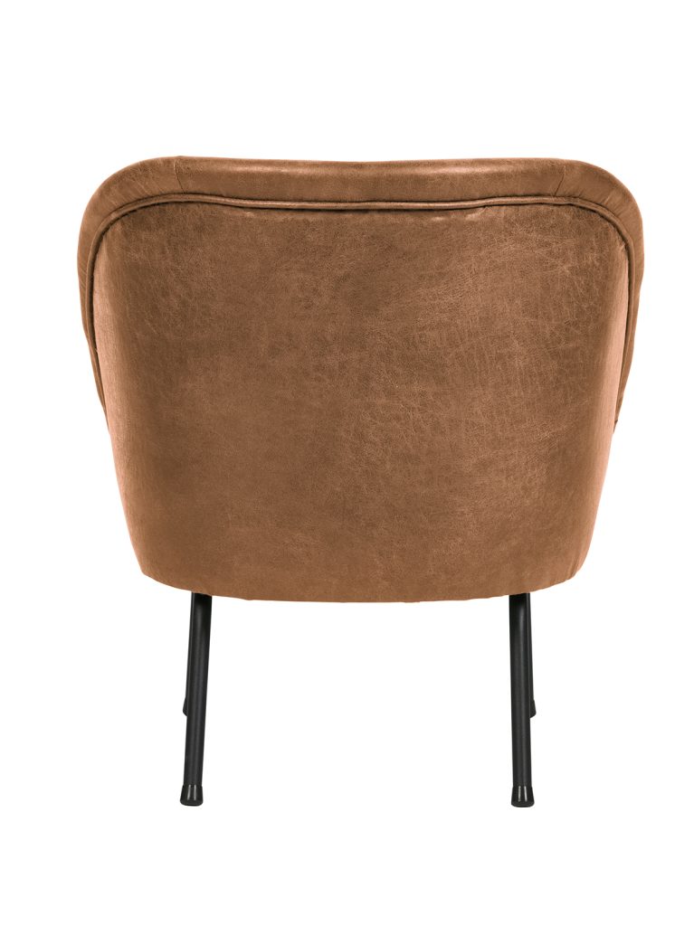 Vogue armchair leather cognac 1