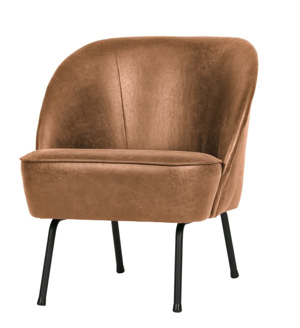 Vogue armchair leather cognac