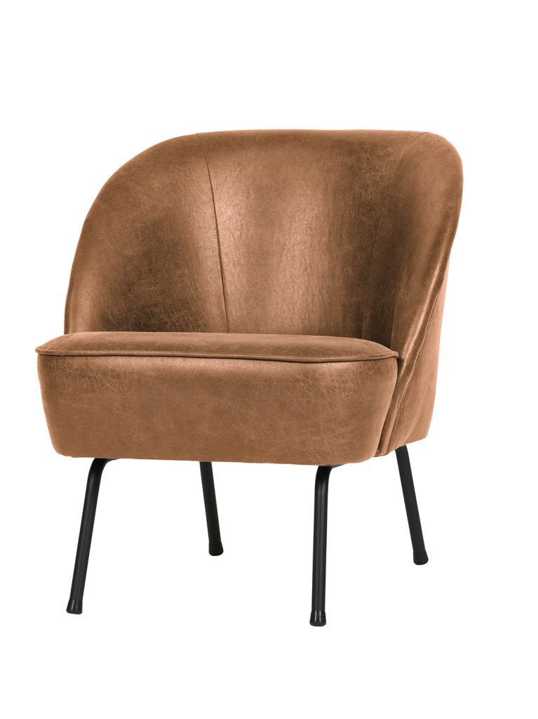 Vogue armchair leather cognac