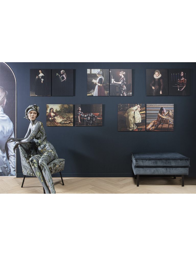 Vogue armchair velvet poppy grey 1