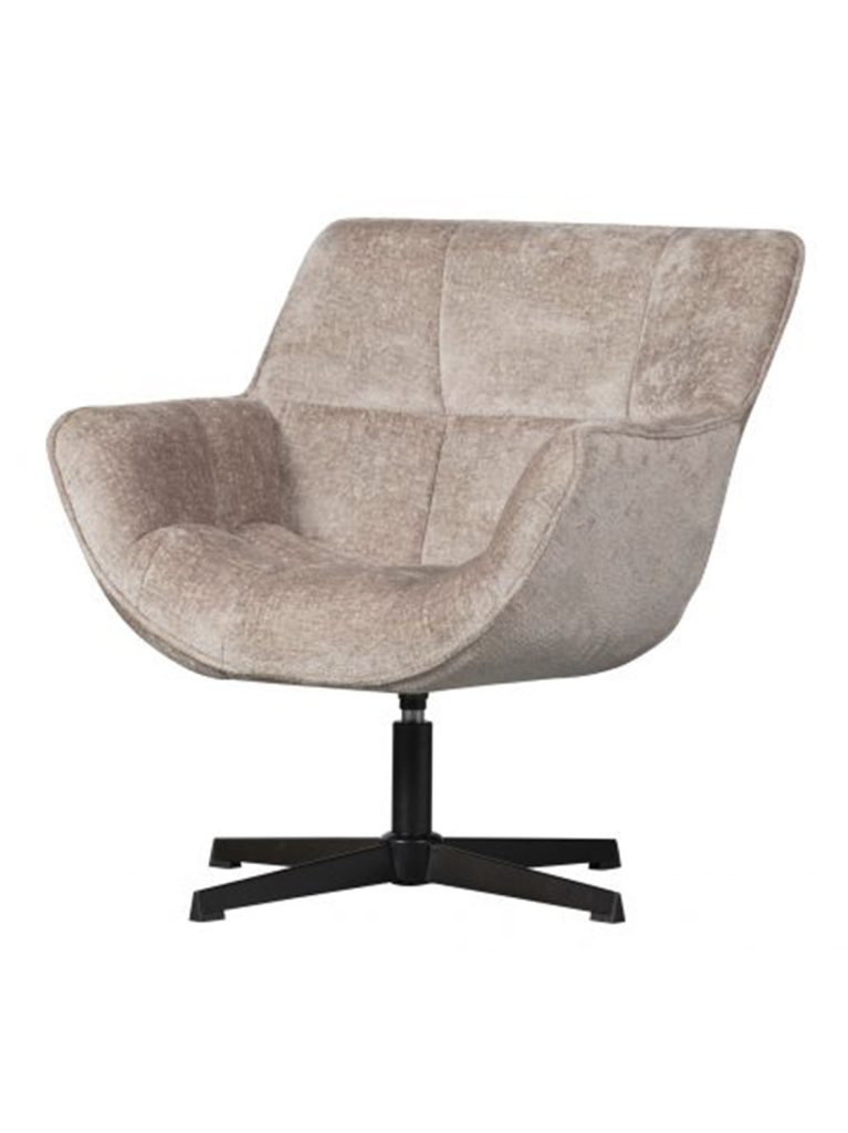 WIBO SWIVEL ARMCHAIR TAUPE