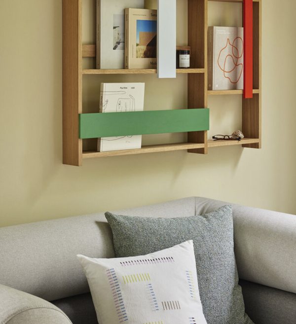 Zidna polica držač časopisa Arki Prirodno višebojno 4