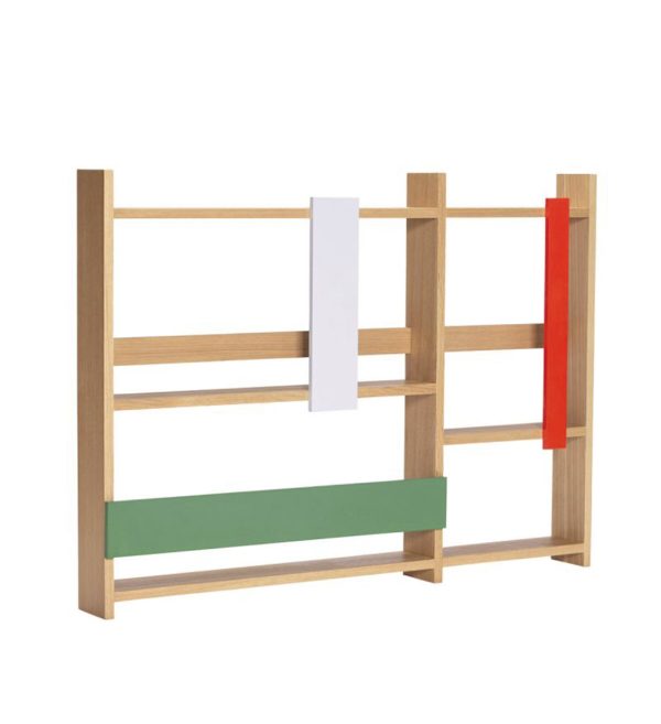 Zidna polica držač časopisa Arki Prirodno višebojno