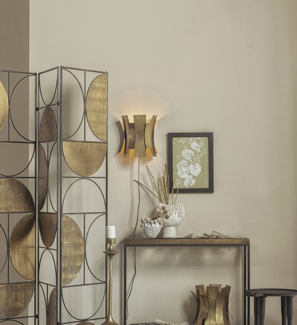 Zidna svjetiljka Course metal stari mesing 1