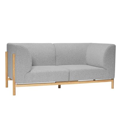 moment sofa 2 seater small grey