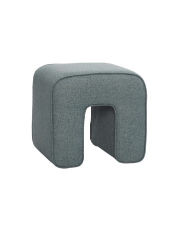 sculpture pouffe green