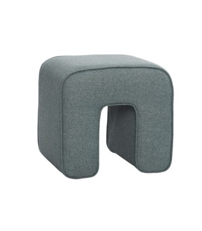 sculpture pouffe green