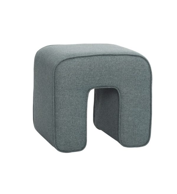 sculpture pouffe green