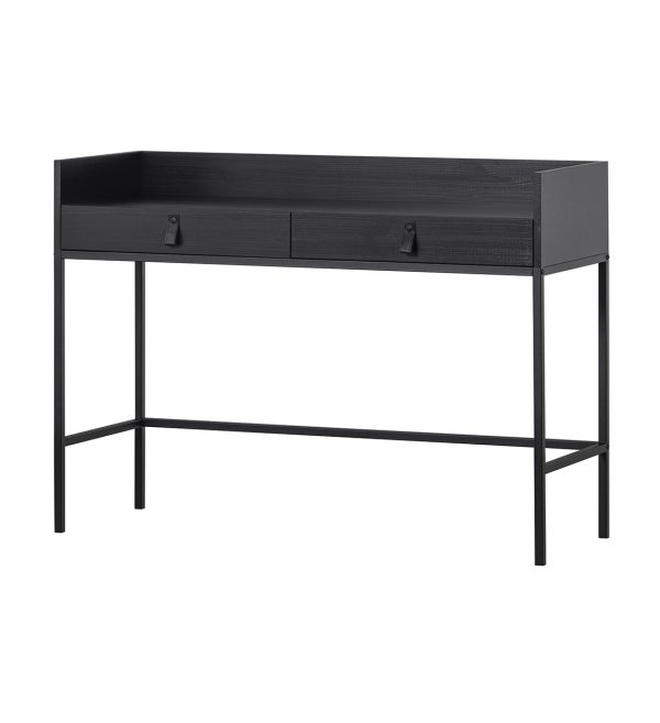 Bookazine desk pine black