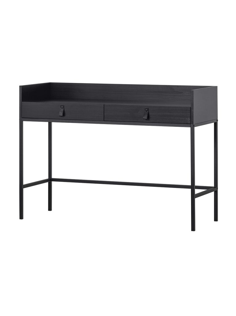 Bookazine desk pine black