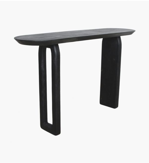Bullnose console black