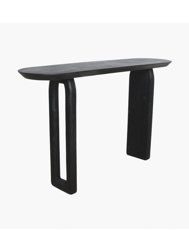 Bullnose console black