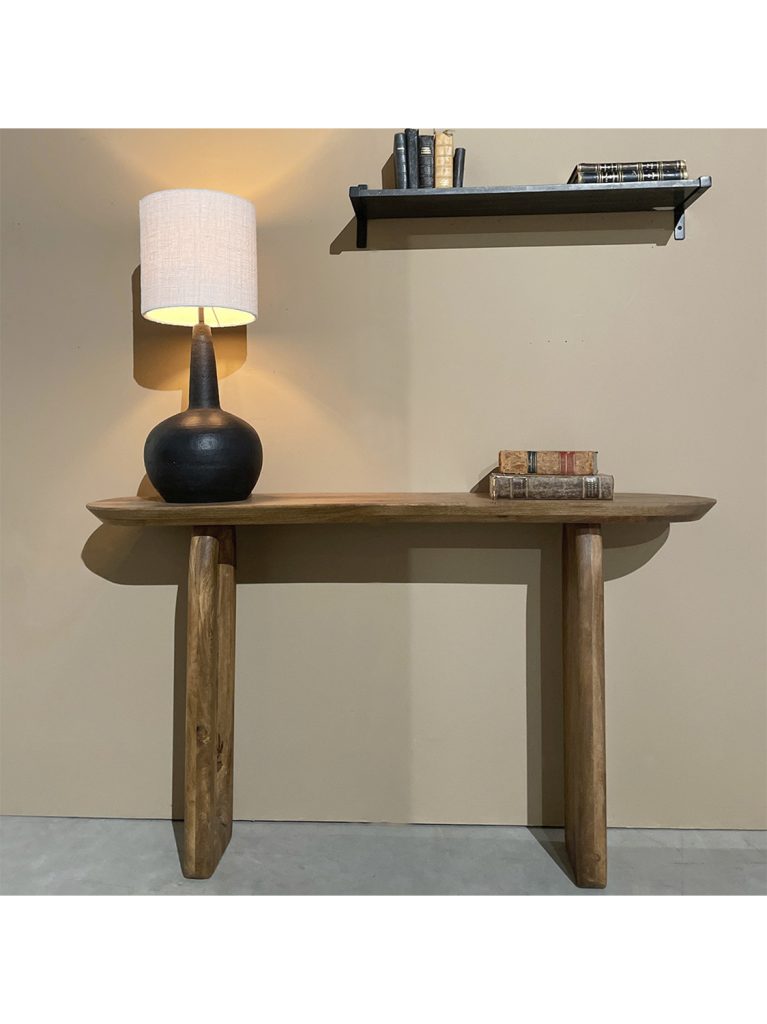 Bullnose console brown 5