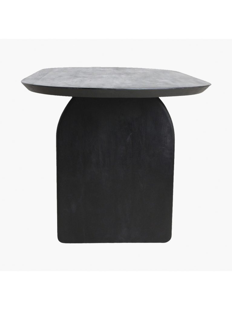 Bullnose dining table mix base black 240 cm 3