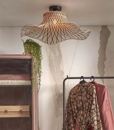 Ceiling lamp Ibiza wavy L, blnat